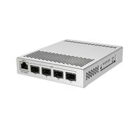 Switch Mikrotik CRS305-1G-4S+IN CRS305-1G-4S+IN 1x 10/100/1000 4x SFP+ 82 Gbps 12 - 57 V (DC jack and PoE in), 2 DC jack for redundancy,