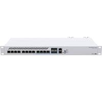 MikroTik Conmutador de red CRS312-4C+8XG-RM L3 10G 8xGigabit +1xFE +4xSFP 1U Blanco