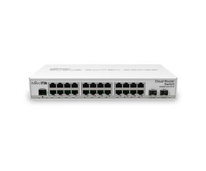 MikroTik CRS326-24G-2S+IN Conmutador de red gestionado, 24x Ethernet Gigabit, 2x SFP+, PoE