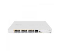Switch Mikrotik CRS328-24P-4S+RM/ 28 Puertos/ RJ45 10/100/1000/ SFP/ PoE