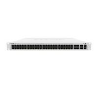 MikroTik CRS354-48P-4S+2Q+RM Switch Gestionado L3 48x Gigabit Ethernet PoE+ 4x SFP+ 2x QSFP+ Montaje en rack 1U