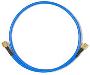 Mikrotik Flex-guide cable coaxial 0,5 m RPSMA Azul
