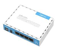 Mikrotik HAP Lite Interno Blanco - Punto de Acceso (10,100 Mbit/s, 32 MB, QCA9531 650MHz, 1,5 dBi, 3 W, Blanco)