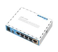 MikroTik hAP Router Wi‑Fi compacto de 2,4 GHz con 5 puertos Ethernet, USB y PoE-Out RB951Ui-2nD