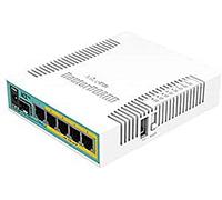 MikroTik Router hEX PoE – 5 puertos Gigabit PoE + 1 SFP