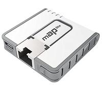 Mikrotik mAP lite 100Mbit/s Energía sobre Ethernet (PoE) Blanco - Punto de acceso (100 Mbit/s, IEEE 802.11b,IEEE 802.11g,IEEE 802.11n,IEEE 802.3af,IEEE 802.3at, 2,4 GHz, 10,100 Mbit/s, 1,5 dBi, 3,5 W)