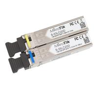 MikroTik Par de módulos SFP 1,25G bidireccionales monomodo, 20 km S-3553LC20D