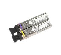 MikroTik Par de módulos SFP 1,25G bidireccionales monomodo, 80 km, LC, DDM S-4554LC80D