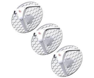 MikroTik RBLHG-5nD LHG5 Pack 3 Antenas WiFi 5Ghz 24.5dBi