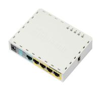MikroTik RouterBOARD 750UP - Router con cinco puertos Ethernet (1 puerto USB 2.0, 4400 Mhz, tamaño pequeño, PoE, ideal para oficinas pequeñas)