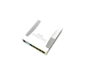 MikroTik RouterBOARD RB260GSP Interruptor Gestionado 1 x 10-100-1000 + 4 x 10-100-1000 (PoE) + 1 x SFP Ordenador de sobremesa PoE