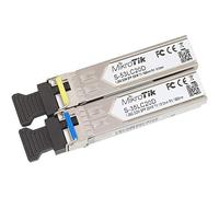 Mikrotik S-3553LC20D 1250Mbit/s SFP red modulo transceptor - Transceptor de red (1250 Mbit/s, SFP, LC, 20000 m, RB260GS, RB2011LS, RB2011LS-IN, RB2011UAS-IN, RB2011UAS-RM, RB2011UAS-2HnD, RB2011UAS-2HnD-IN CCR103)