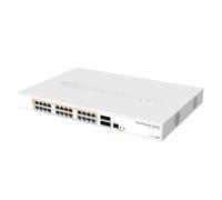MikroTik Switch – 24x PoE, 4x SFP+ rackmount CRS328-24P-4S+RM