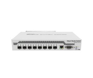 MikroTik Switch – 8x SFP+ 10G fibra CRS309-1G-8S+IN