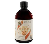 MikroVeda Life para perros y gatos, fermentación enzimática como complemento alimenticio para los microorganismos eficaces, ayudante digestivo, tecnología microVeda (250 ml)