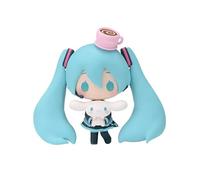 Miku Figura Anime Miku Figuras Modelo Cute Cartoon Mini Miku's Sculpture Statue Computer Case Desktop Ornament Decoration Coleccionables Cumpleaños Regalo 10CM