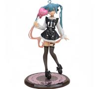 MIKU - Figura de anime, colección de personajes de anime, modelo de estatua, adornos de escritorio adecuados para los entusiastas de la animación de regalos (Lolly MIKU)
