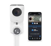 Miku Monitor inteligente Pro Smart para bebés con cámara, rastrea la respiración en vivo sin uso portátil, alertas en tiempo real, análisis del sueño, video Wi-Fi de 1080p, visión nocturna y audio