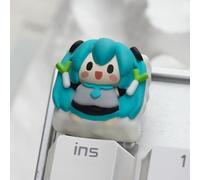 Miku - Teclas de anime Kagamine Rin/Kagamine Len de resina, teclado de anime, solo para teclados mecánicos de eje cruzado