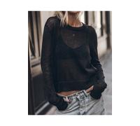 Mikuta The Black Metallic Knitted Sweater Talla: XL | Sudaderas con Capucha Outlet | Mujer | Negro