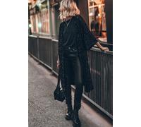Mikuta The Black Sequin Kimono Black Talla: XS/S | Vestidos Maxi Outlet | Mujer | Negro