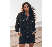 Mikuta The Black Short Denim Jumpsuit Talla: XS | Monos Outlet | Mujer | Negro