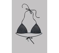 Mikuta The Black Sparkly Triangle Bikini Top Talla: L | Bikinis Outlet | Mujer | Negro
