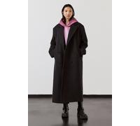 Mikuta The Black Wool Coat Talla: S | Abrigos Cruzados Outlet | Mujer | Negro
