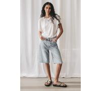 Mikuta The Blue Denim Bermuda Short Talla: 24 | Pantalones Cortos Outlet | Mujer | Azul