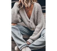 Mikuta The Light Short Knitted Cardigan White Talla: XS | Manga Larga Outlet | Mujer | Blanco