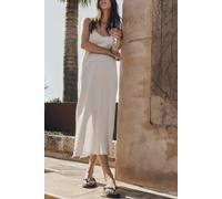 Mikuta The Light Twisted Tank Dress White Talla: L | Vestidos Midi Outlet | Mujer | Blanco
