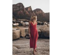 Mikuta The Pink Long Cupro Slip Dress Pink Talla: XL | Vestidos Midi Outlet | Mujer | Rosa