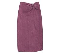 Mikuta The Pink Long Linen Knot Skirt Pink Talla: M | Faldas Midi Outlet | Mujer | Rosa