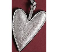 Mikuta The Silver Heart Leather Key Ring Silver Talla: OS | Outlet | Mujer | Gris