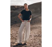 Mikuta The Striped Tied Waist Pants White Talla: W42 | Pantalones Outlet | Mujer | Blanco