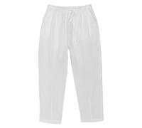 Mikuta The White Linen Pants White Talla: S | Pantalones Outlet | Mujer | Blanco