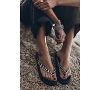 Mikuta The Zebra Leather Sandals White Talla: 37 | Chancletas Outlet | Mujer | Blanco