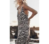 Mikuta The Zebra Long Lyocell Slip Dress Black Talla: XS | Vestidos Maxi Outlet | Mujer | Negro