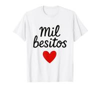 Mil Besitos Mil Besos Pequeños Hombres Mujeres Niños Regalo Camiseta