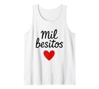 Mil Besitos Mil Besos Pequeños Hombres Mujeres Niños Regalo Camiseta sin Mangas
