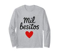Mil Besitos Mil Besos Pequeños Hombres Mujeres Niños Regalo Manga Larga