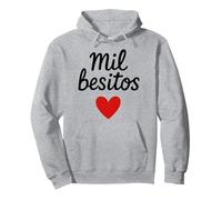 Mil Besitos Mil Besos Pequeños Hombres Mujeres Niños Regalo Sudadera con Capucha