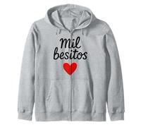Mil Besitos Mil Besos Pequeños Hombres Mujeres Niños Regalo Sudadera con Capucha