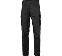 Mil-Com Hombre Mod Police Pattern Pantalones Negro tamaño 28W