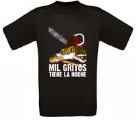 Mil Gritos Kee The Night Pieces Horror Cult Movie T-Shirt Black M