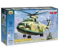 Mil Mi-26" Halo" Russian Heavy Helicóptero 1:72 Plástico Modelo Kit Zvezda