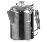 Mil-Tec Acero Inoxidable Cafetera Con Percolador 9 Tazas Cámping Viaje Sin Goteo