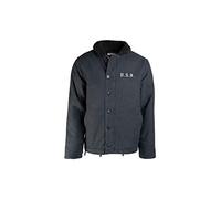 Mil-Tec American Navy Deck Jacket N-1 • Auténtica chaqueta militar N-1 con estampado de los Estados Unidos • Chaqueta cálida de invierno o entretiempo con forro de peluche • Resistente y resistente al
