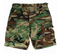 MIL-TEC BDU Bermuda Ripstop Lavado XS-3XL 8 Colores US Army Cargo Shorts Cortos