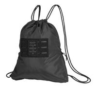 Mil-Tec Bolsa Deportiva HexTac Cordón Mochila Bolsa De Gimnasio Hidrófugo Negro
